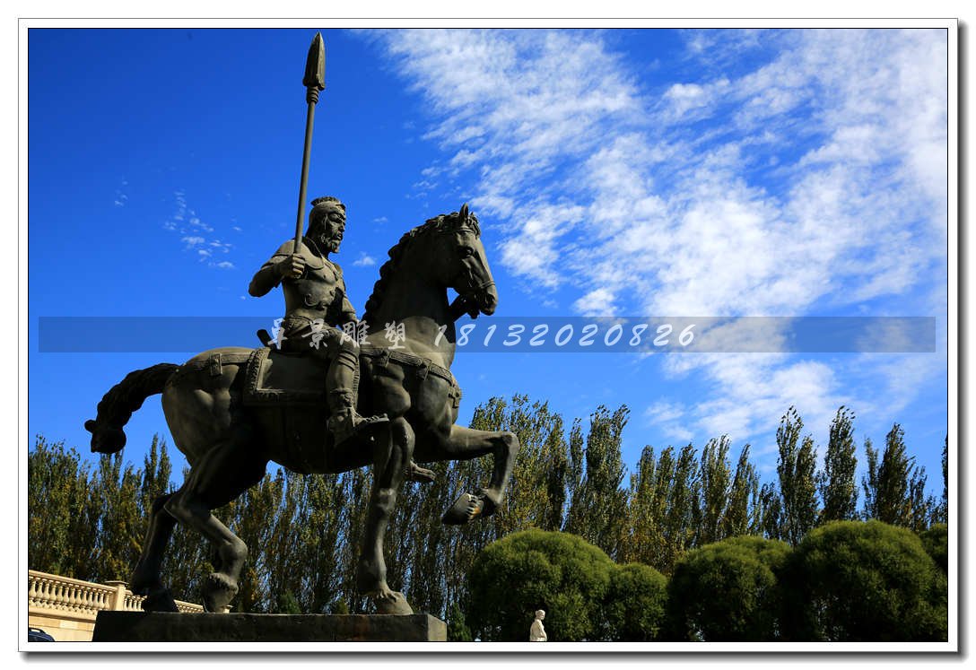 歐式銅馬雕塑，歐美戰(zhàn)馬雕塑 