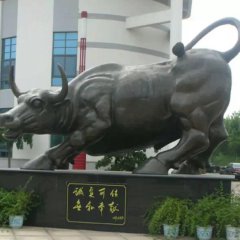銅雕牛，孺子牛銅雕