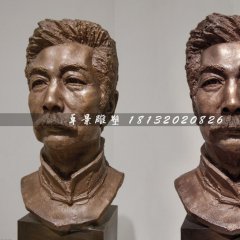 魯迅銅雕，校園名人銅雕