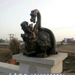 龍龜銅雕，鑄銅龍龜雕塑