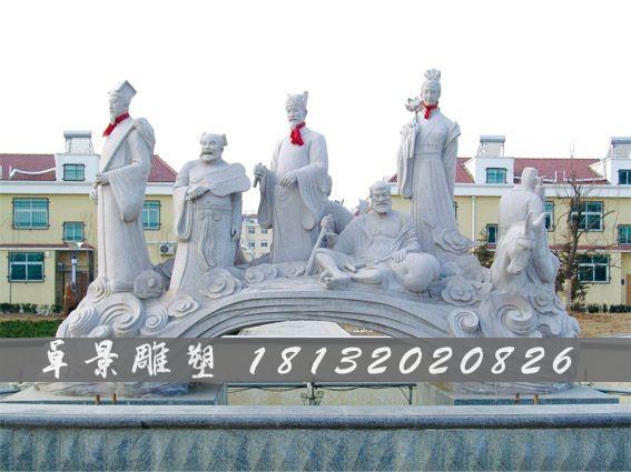 八仙過海石雕，人物石雕 (2)