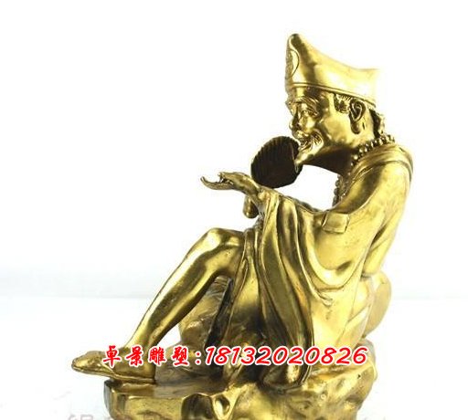 道濟和尚銅雕，濟公銅雕 (1)