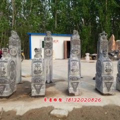 抱鼓石雕塑，門墩，門鼓