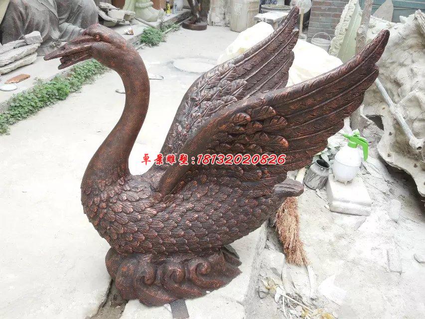 天鵝銅雕，天鵝噴泉銅雕 (1)