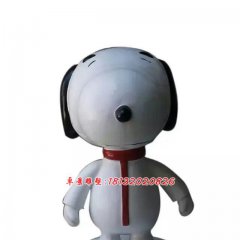 玻璃鋼史努比雕塑，玻璃鋼卡通雕塑