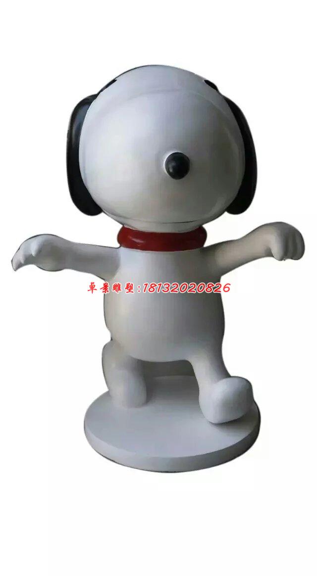 玻璃鋼史努比雕塑，玻璃鋼卡通雕塑 (2)