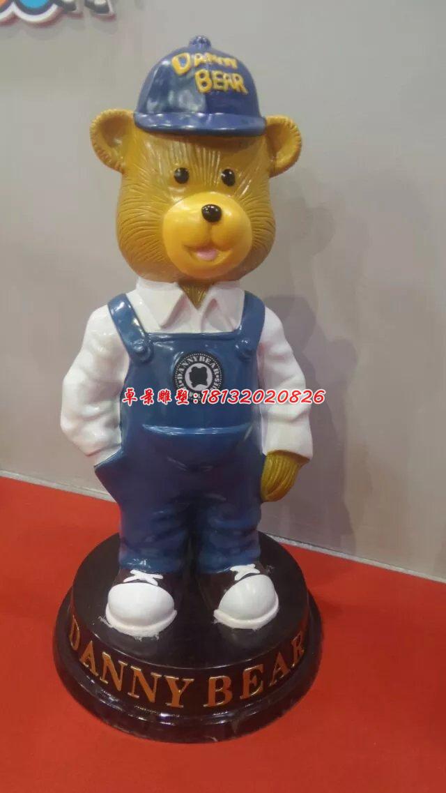 玻璃鋼小熊雕塑，卡通動(dòng)物雕塑 (4)