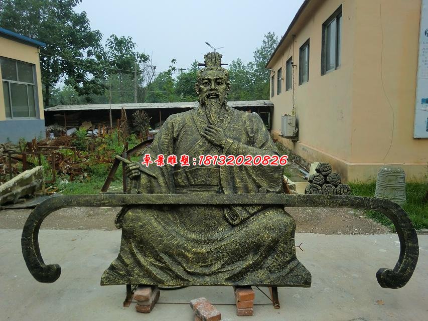 古代人物銅雕，廣場(chǎng)景觀銅雕