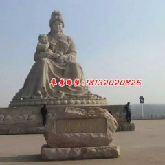 黃河母親石雕，廣場人物雕塑