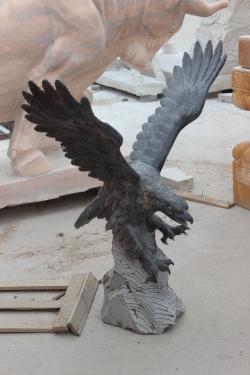 老鷹石雕，大鵬展翅石雕 (5)1