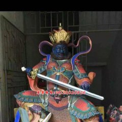 玻璃鋼四大天王雕塑，玻璃鋼彩繪神仙雕塑