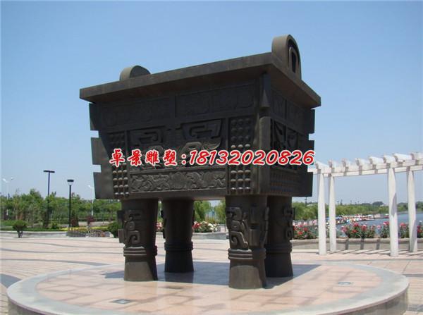 銅鼎，銅盛鼎，四方銅鼎