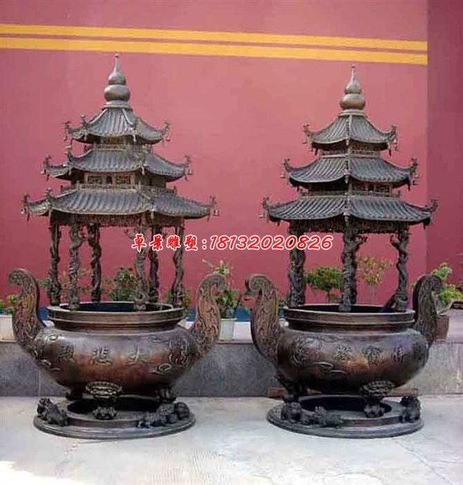 銅香爐，寺廟銅香爐