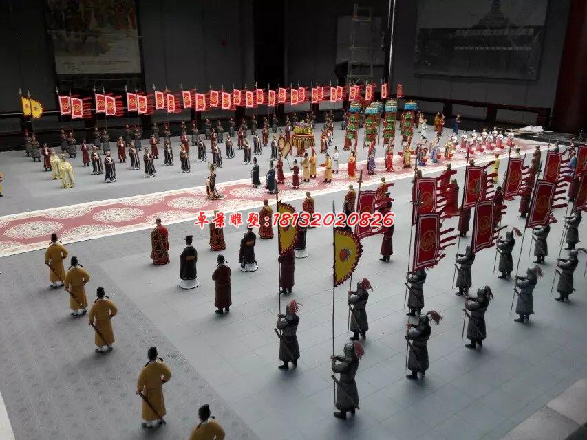 玻璃鋼古代人物雕塑，玻璃鋼仿真雕塑 (2)