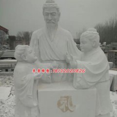 禮樂(lè)射御書數(shù)石雕，古代六藝石雕