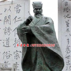 顏真卿銅雕，廣場古代人物銅雕