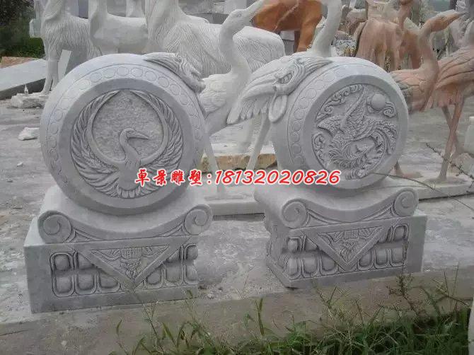 門枕石，鳳凰石門墩