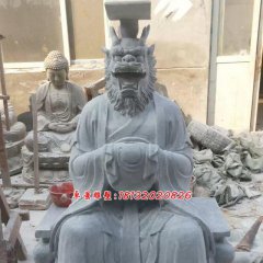 龍王石雕，大理石龍王雕塑