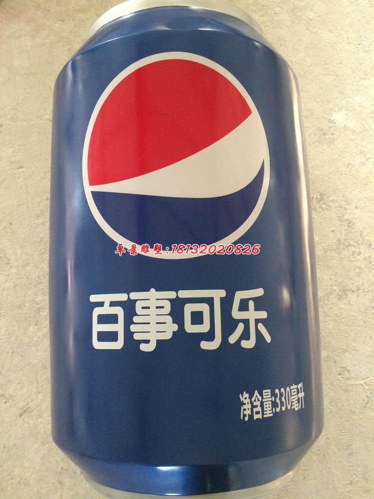 玻璃百事可樂瓶雕塑，玻璃鋼仿真雕塑 (2)