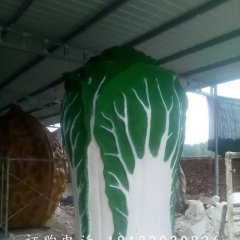 玻璃鋼白菜雕塑，玻璃鋼蔬菜雕塑