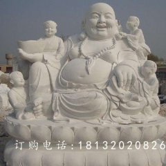 石雕彌勒佛，石雕人物雕塑