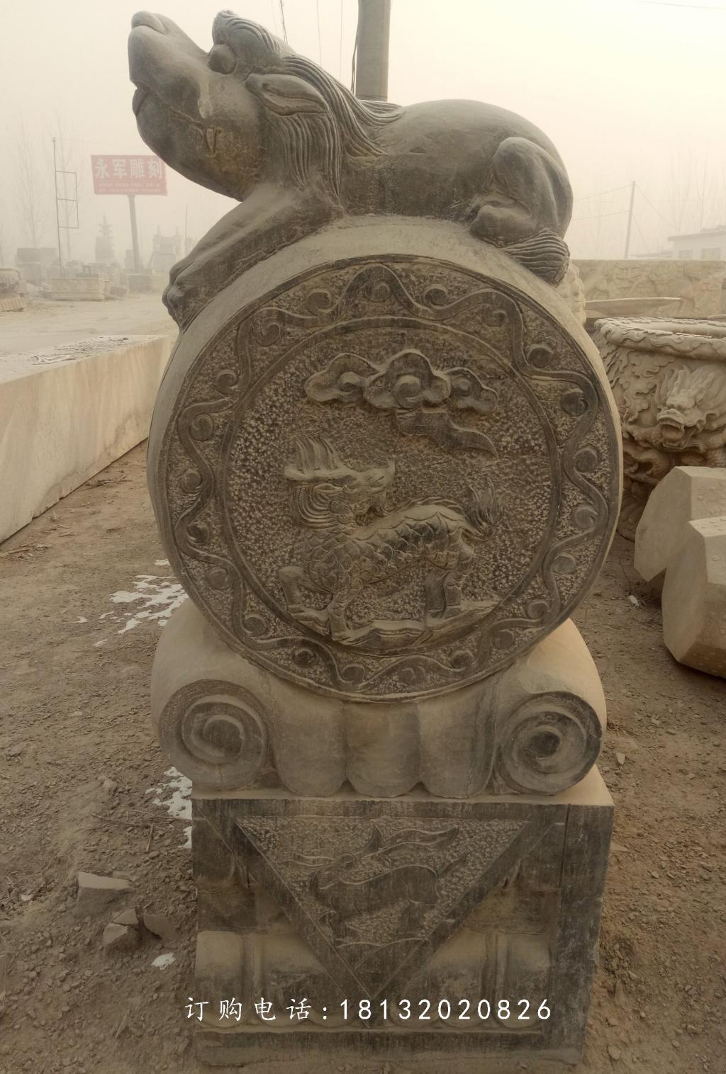 抱鼓石，青石門(mén)墩，仿古門(mén)墩 (1)