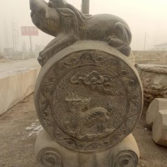 抱鼓石，青石門墩，仿古門墩