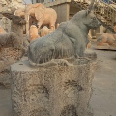 十二生肖石雕，公園仿古十二生肖石雕
