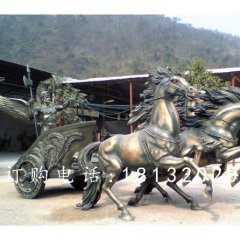 阿波羅戰(zhàn)車銅雕，廣場(chǎng)景觀銅雕