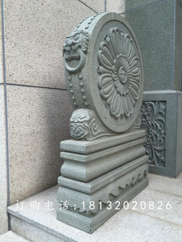 門(mén)鼓石雕，仿古青石門(mén)鼓石雕