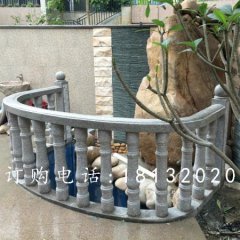 青石欄桿雕塑，別墅石欄板