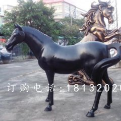 玻璃鋼馬雕塑，玻璃鋼動(dòng)物雕塑