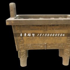 銅雕鼎，福祿壽鼎銅雕