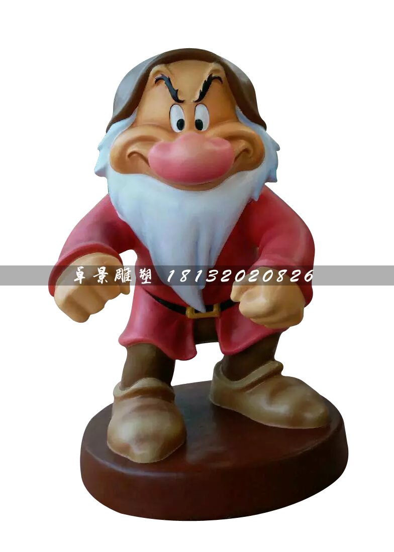 小矮人雕塑，玻璃鋼卡通雕塑 (3)