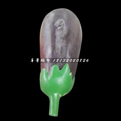仿真茄子雕塑，玻璃鋼蔬菜