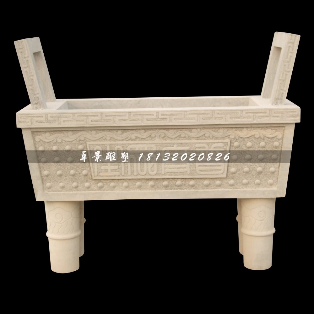 大理石香爐，寺廟石香爐