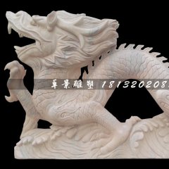 十二生肖石雕，晚霞紅動(dòng)物石雕