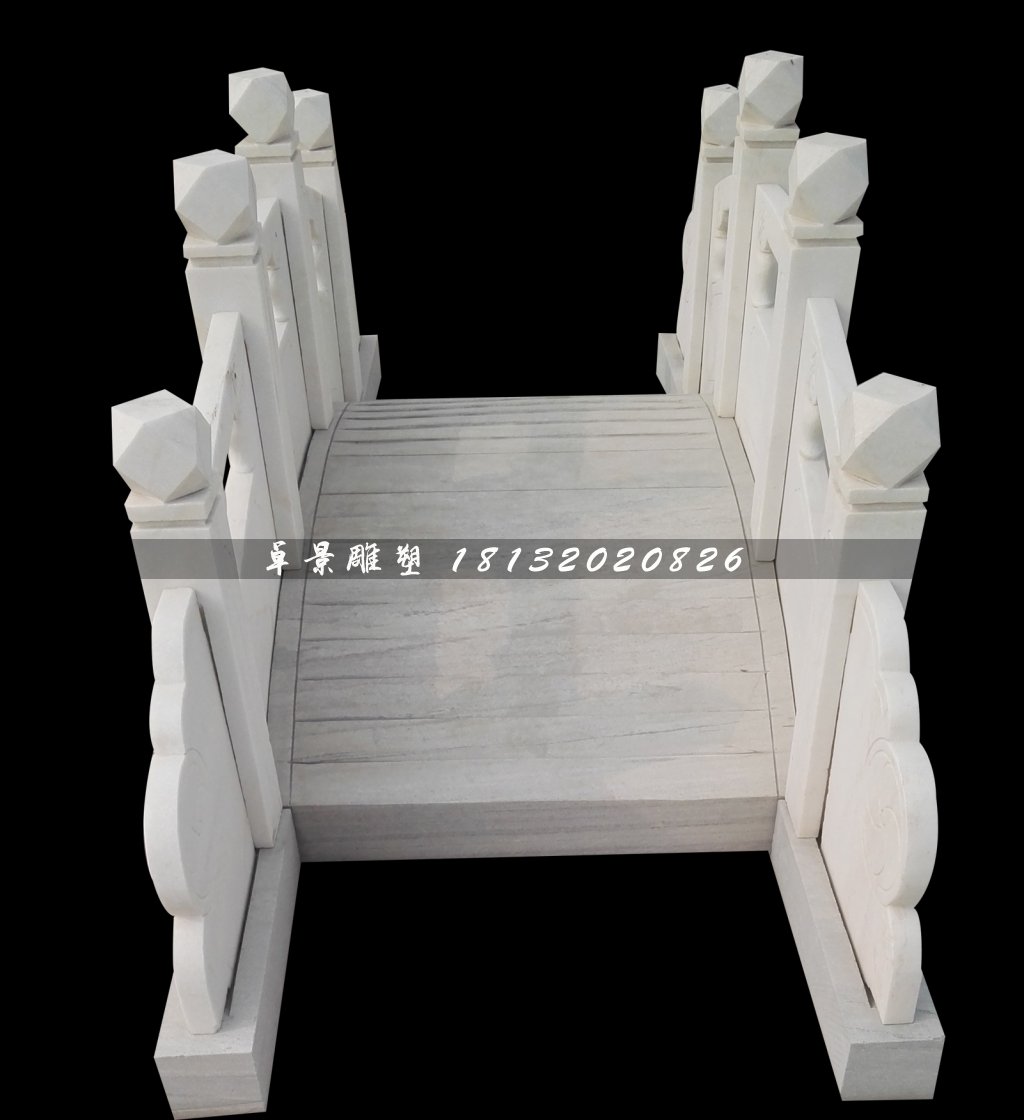 漢白玉小橋石雕，公園景觀石雕 (3)