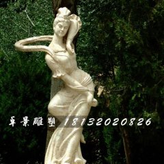 古代美女石雕，公園人物石雕