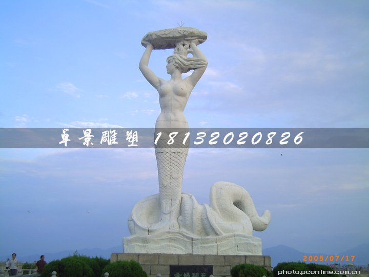 女媧補天石雕，公園神仙石雕