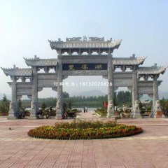 青石牌坊，石雕牌坊，石頭牌坊