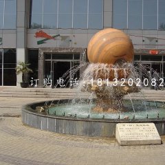 石來轉(zhuǎn)運球雕塑企業(yè)風水球石雕
