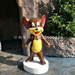 杰瑞雕塑，玻璃鋼卡通老鼠
