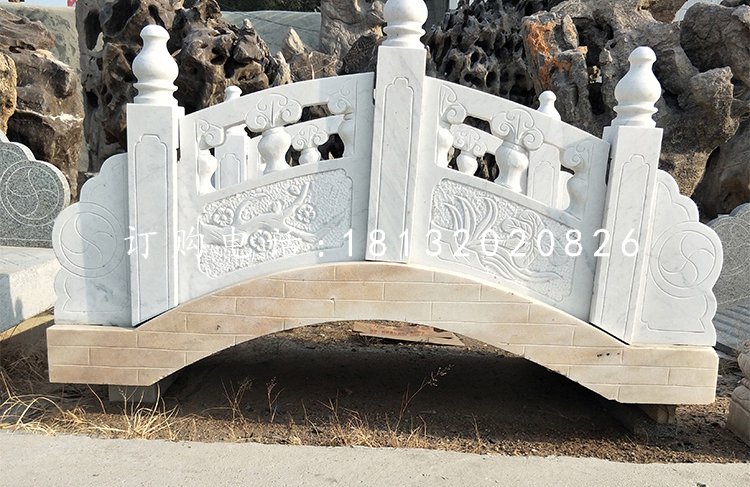 漢白玉橋，石雕小橋