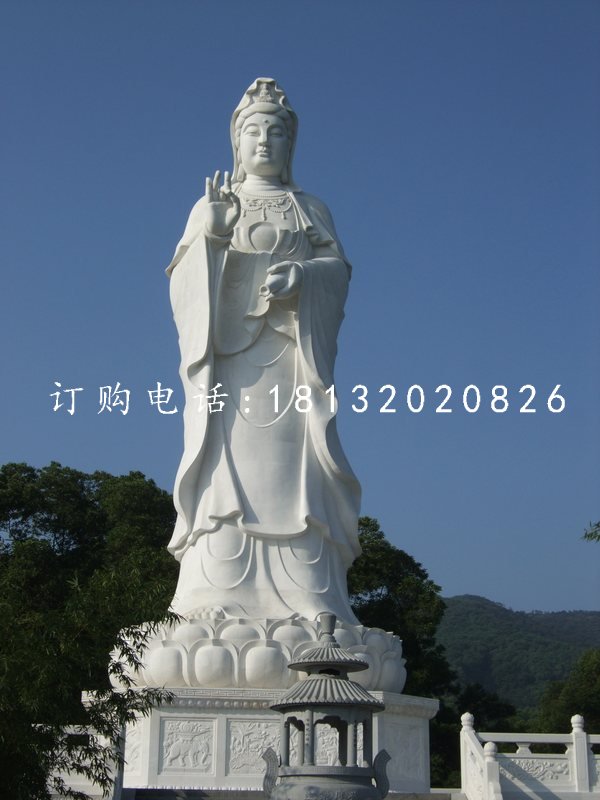 漢白玉觀音菩薩