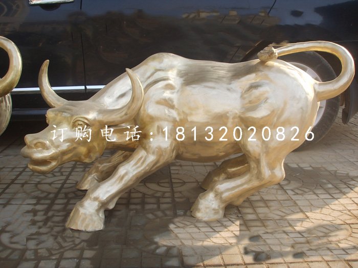 華爾街牛銅雕公園動(dòng)物銅雕