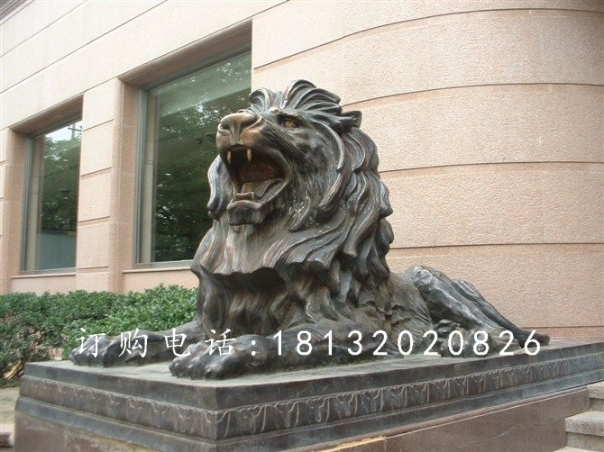 獅子銅雕，鑄銅獅子雕塑，匯豐獅銅雕.jpg