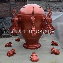 廣場景觀銅雕，地動儀銅雕