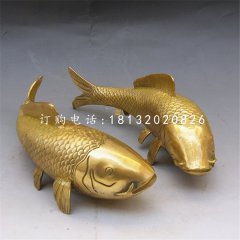鯉魚銅雕，銅雕動(dòng)物