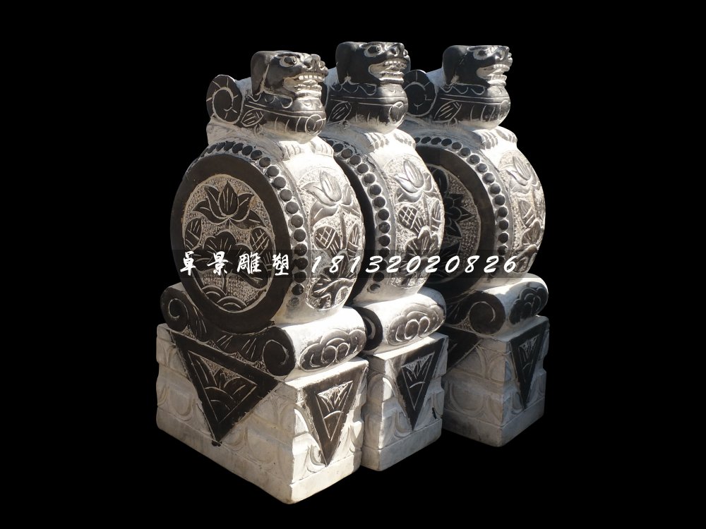 門墩石雕，青石獅子門墩 (2).jpg